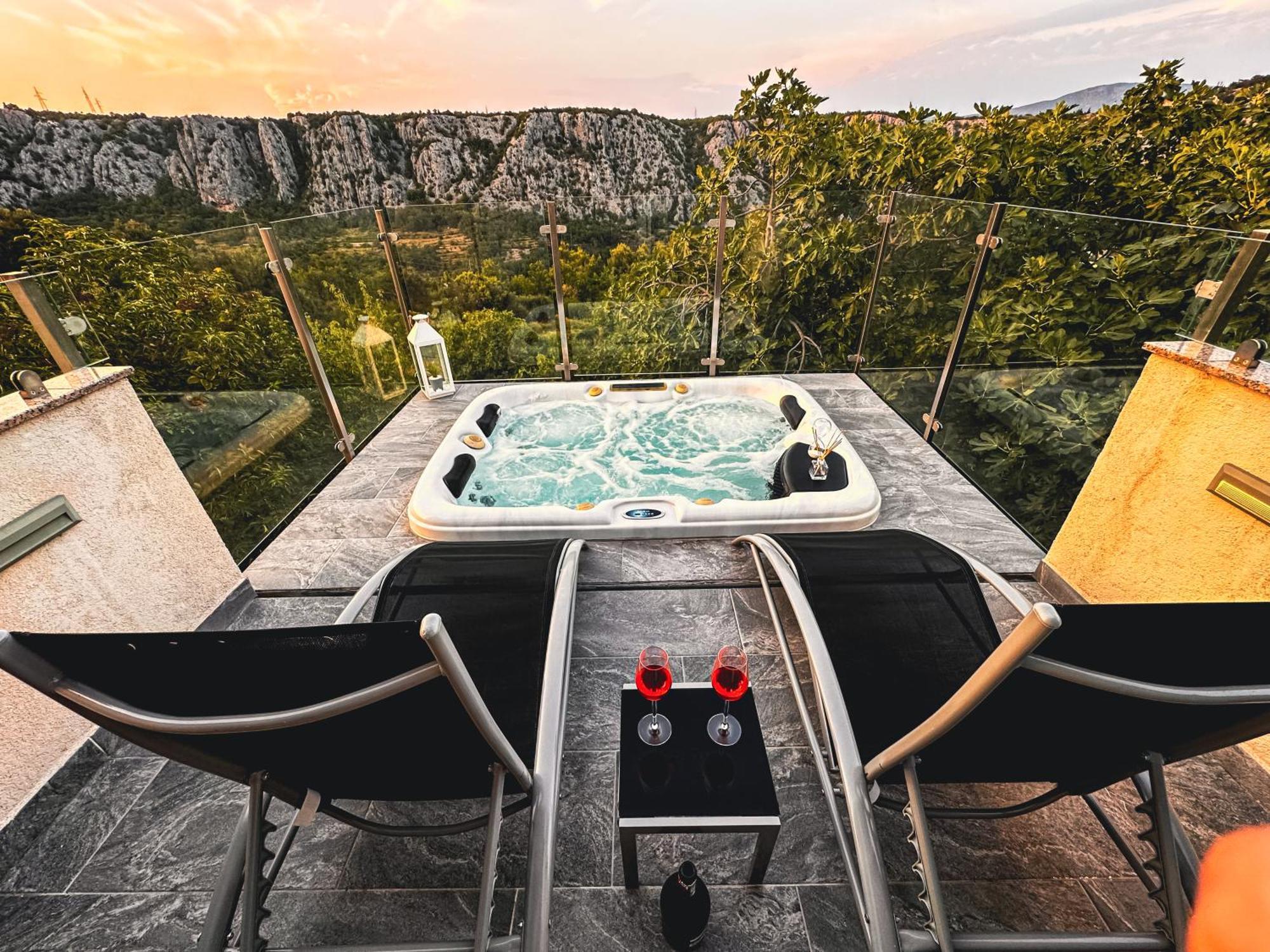 Summer House Nika with Jacuzzi Slime Exterior foto